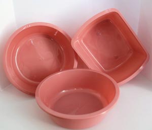 GMAX Industries, Inc. Wash Basin, 6 qt, Round, Rose