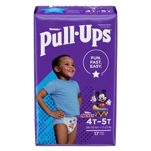 Kimberly-Clark Consumer Training Pants, 4T-5T, Boys Jumbo Pack, 17/pk, 4 pk/cs