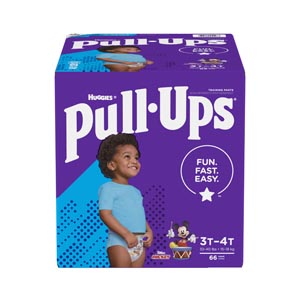 Kimberly-Clark Consumer Training Pants, 3T-4T, Boys Giga Pack, 66/pk, 1 pk/cs
