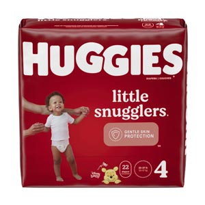 Kimberly-Clark Consumer Little Snugglers, Size 4, Jumbo Pack, 22/pk, 4 pk/cs