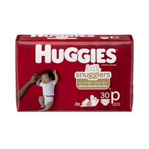 Kimberly-Clark Consumer Preemies Diapers, up to 6 lbs, 30/pk, 6 pk/cs