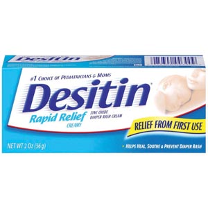 Diaper Rash Cream, Rapid Relief, 2 oz