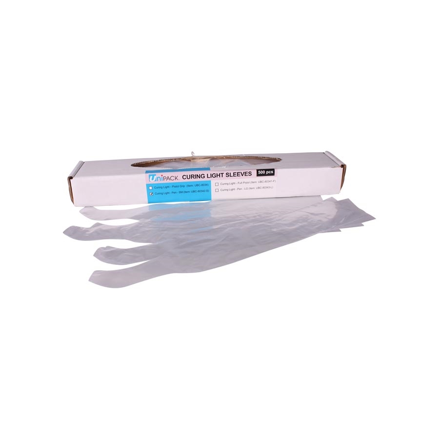 Curing Light Sleeves Pen, 2" x 12-1/2", Small