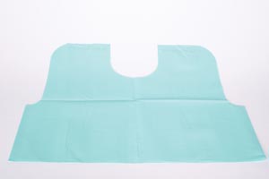 Exam Cape, 30" x 21", White, T/P/T