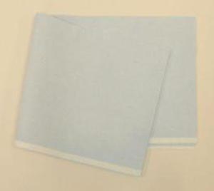 Drape Sheet, 40" x 48", Blue, Tissue/ Poly/ Tissue, Latex Free (LF)