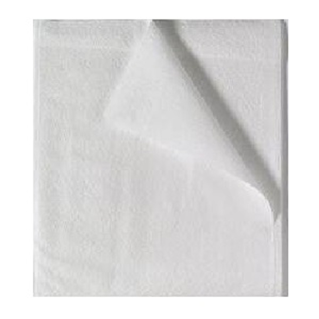 Drape Sheet, 40" x 72", White, 3-Ply Tissue, Latex Free (LF)
