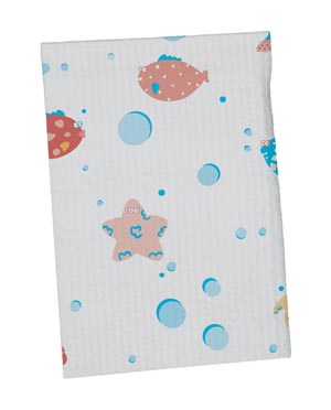 Gown, Pediatric, Under The Sea, 21" x 36", T/P/T