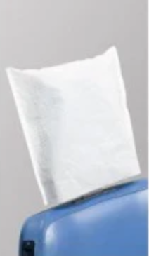 Headrest Covers, Tissue/ Poly, 10" x 13", 500/cs (60 cs/plt)