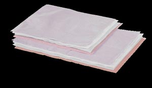 Head Rest Cover, 10" x 10", Tissue Poly, Dusty Rose