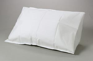 Pillowcase, 21" x 30", Tissue/ Poly, White (40 cs/plt)