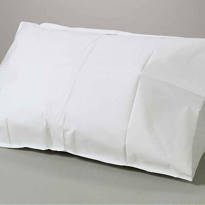 Pillowcase, Tissue/Poly, 21"x 30", White (40 cs/plt)