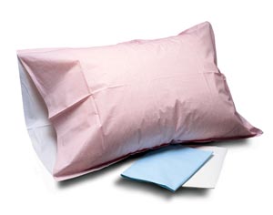 Pillowcase, 21" x 30", Tissue/ Poly, Blue