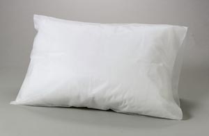 Pillowcase, White, Non-Woven, 21" x 30"