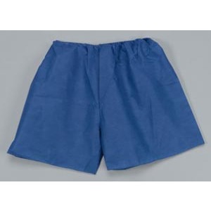 Exam Shorts, Non-Woven, Medium 28"-34", Dark Blue, 25/bg, 4 bg/cs (020266)