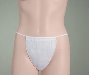 Graham Medical One-Dees® Womens Bikini, White, One Size Fits All
