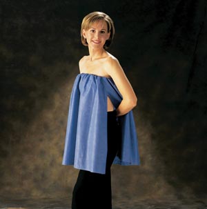 Graham Medical FlexFit® Blue Exam Coverup, Non-Woven