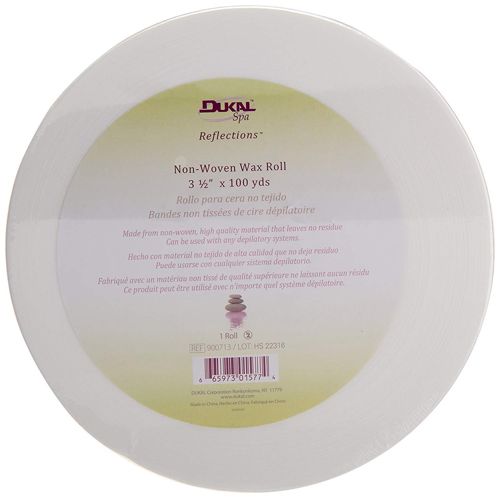 Non-Woven Waxing Roll, 3.5" x 100 yd Roll, 10 rl/cs