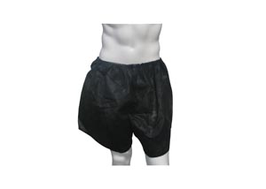Boxers, Black, Large/ X-Large, 1/pk, 50 pk/cs