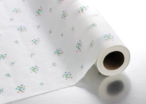Graham Medical Table Paper, 18" x 225 ft, Smooth Finish, Wildflower®