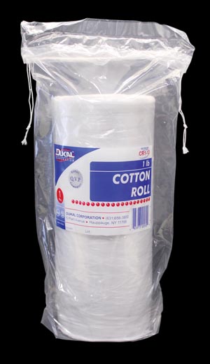 Cotton Roll, 1 lb., 1 rl/bg, 12 bg/cs (32 cs/plt)