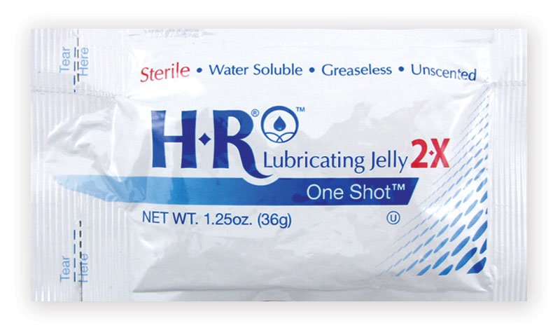 HR Pharmaceuticals HR® Lubricating Jelly 2X 36g (1.27oz) OneShot®, 288ea/cs (Bulk)
