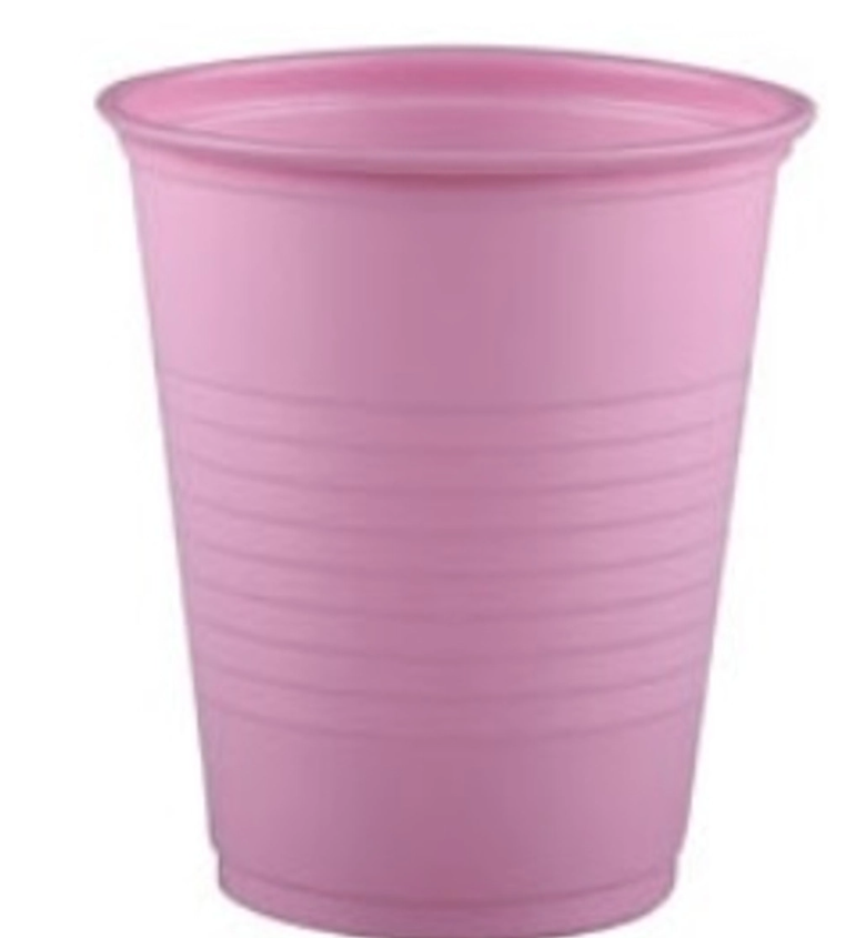 Crosstex International Plastic Cup, 5 oz, Dusty Rose