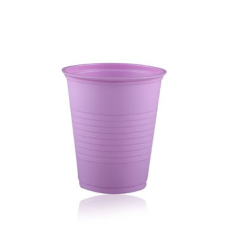 Crosstex International Plastic Cup, 5 oz, Lavender