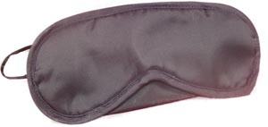 New World Imports Nylon Eye Mask, Black