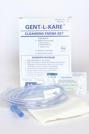 Enema Bag Set, 1500mL Bag