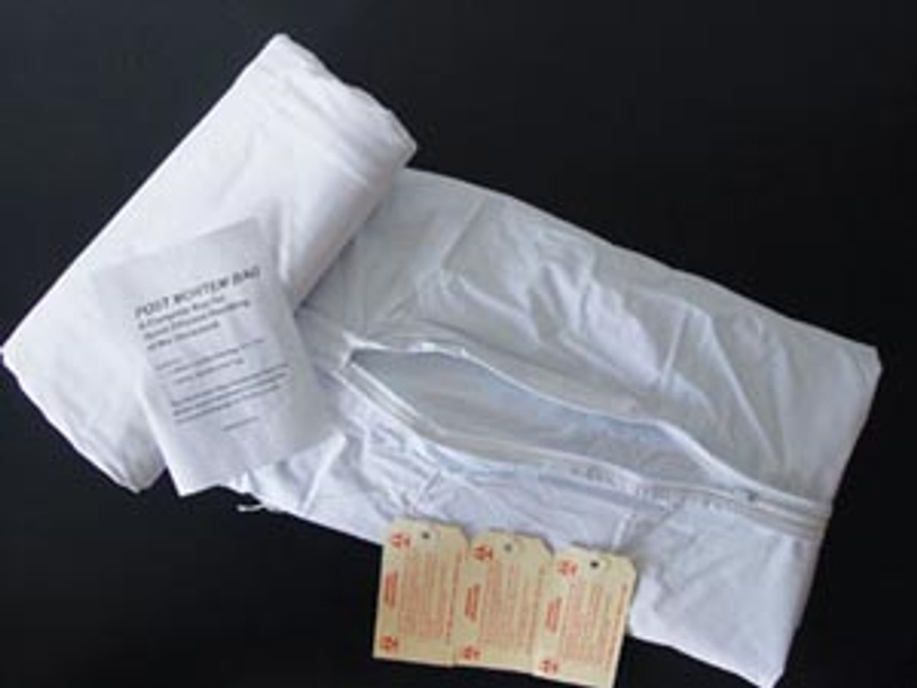 ADI Medical Post Mortem Bag, Straight Zipper, Adult, 3 Tags, 36" x 90"