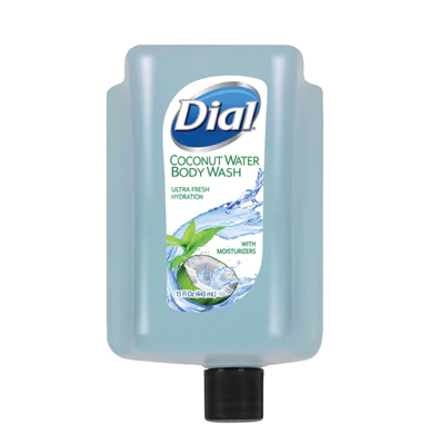 Dial Corporation Refill Cartridge, Body Wash, Coconut Water, 15 oz