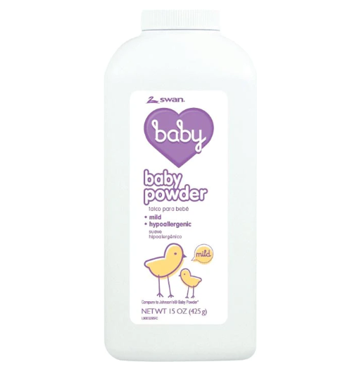 Cumberland Swan/Vi-Jon, Inc. Baby Powder, 15 oz, Fresh Scent, No Talc (170 cs/plt)