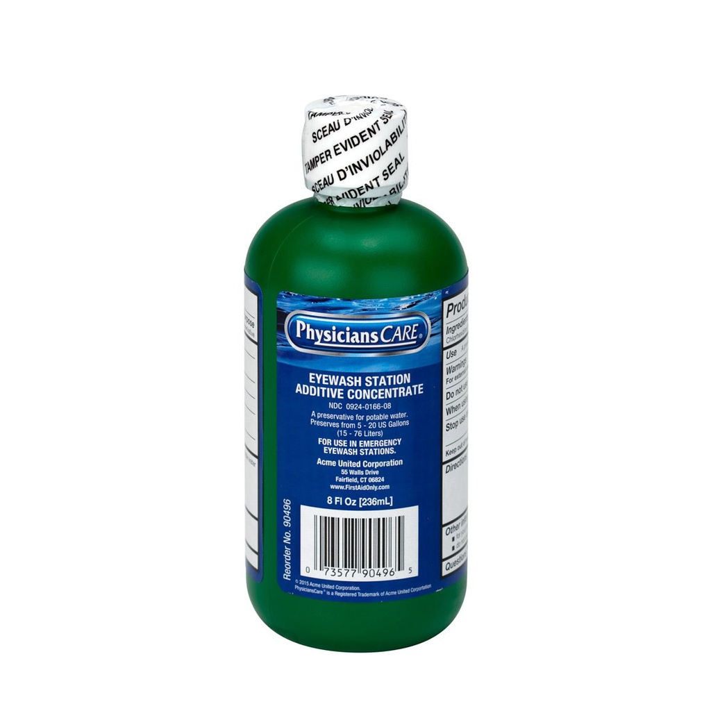 First Aid Only 8 oz Eyewash Additive, 12/Case