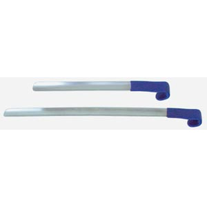 Shoehorn, Stainless Steel, Curved, Vinyl Grip, X-Long, 18"L (051163)