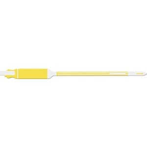 Wristband, Adult/ Pediatric, Write-On, Self Adhesion, Custom Printed, Yellow, 250/bx