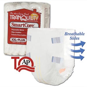 Brief, XXL-Plus Adult, 60"-80", 29.0 fl oz Capacity, 8/pk, 4 pk/cs (36 cs/plt)