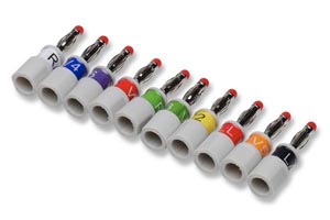 Banana Adapters, Adult/Pediatric Banana, 10/st, Compatible w/ OEM: 900178-001, NLGE9904