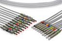 EKG Leadwire, 10 Leads Banana, 4ft, Gray, Welch Allyn Compatible OEM: 401129