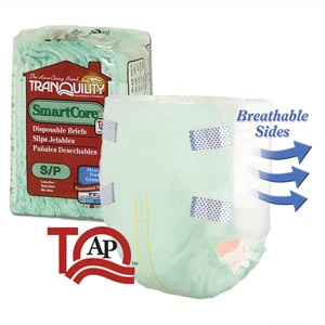 Brief, Small Adult, 24"-32", 18.0 fl oz Capacity, 10/pk, 10 pk/cs