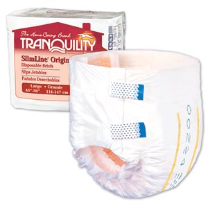 Brief, Large Adult, 45" to 58", 21.04 fl oz Capacity, 12/pk, 8 pk/cs