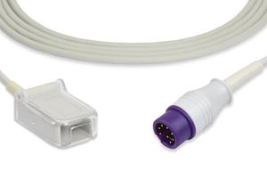 SpO2 Adapter Cable, 220cm, Mindray > Datascope Compatible w/ OEM: 115-020768-00