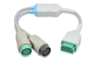 ECG Trunk Cable, GE Healthcare Corometrics Compatible w/OEM:1442AAO