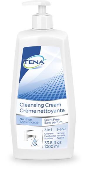 Cleansing Cream, Scent-Free, 33.8 fl oz Pump Bottle, 8/cs