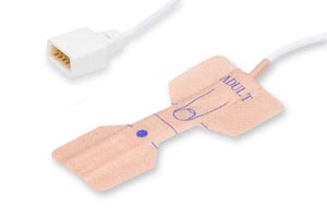 Disposable SpO2 Sensor Adult (>40Kg), 24/bx, Datex Ohmeda Compatible w/ OEM: SAS-AF