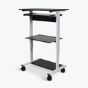 Luxor Three Shelf Adjustable Stand Up Workstation