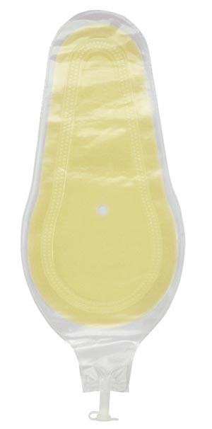 Wound Pouch, 11.4" x 5.1", Remote Drainage Attachment, Tap Closure, Transparent, 5/bx