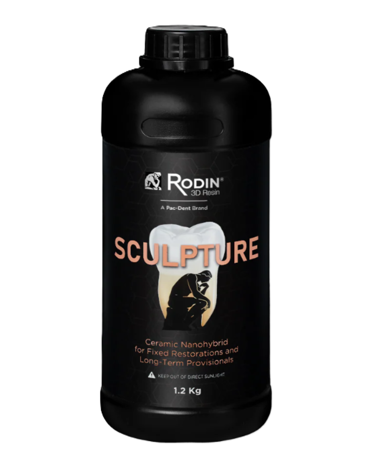 PacDent 3D Resin, Rodin Sculpture Ceramic Nanohybrid, Shade C2, 1.2kg