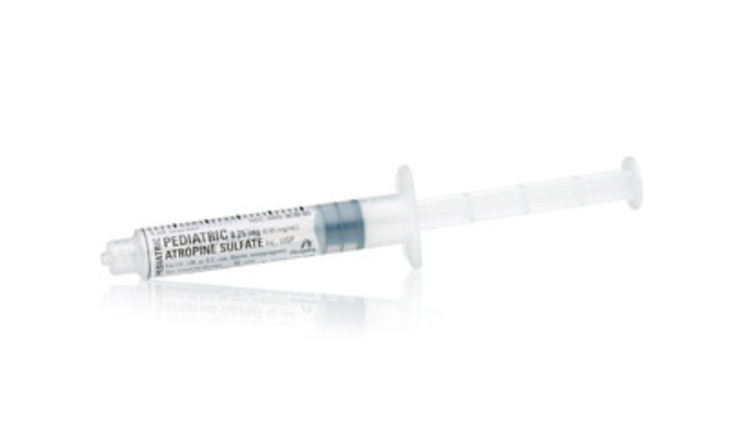 Ansyr Atropine Sulfate Injection, Plastic Syringe, 0.05mg/ml, 5ml Vial, 10/bx (Rx)