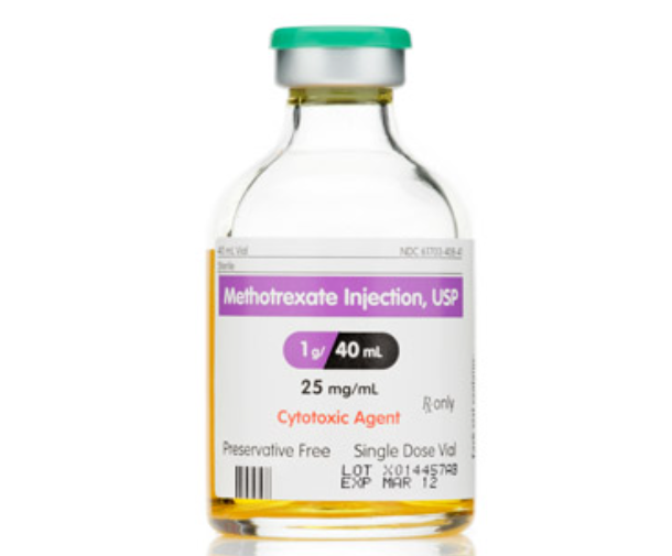 Methotrexate Injection, USP, 25mg/ml, 40ml Vial, Single Dose, Glass Fliptop Vial (Rx)