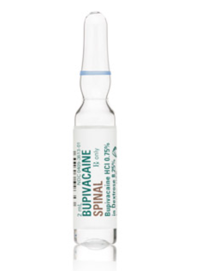 Bupivacaine Spinal, Bupivacaine in Dextrose, USP, 7.5mg/ml, 2ml Glass Ampul, 10/bx (Rx)